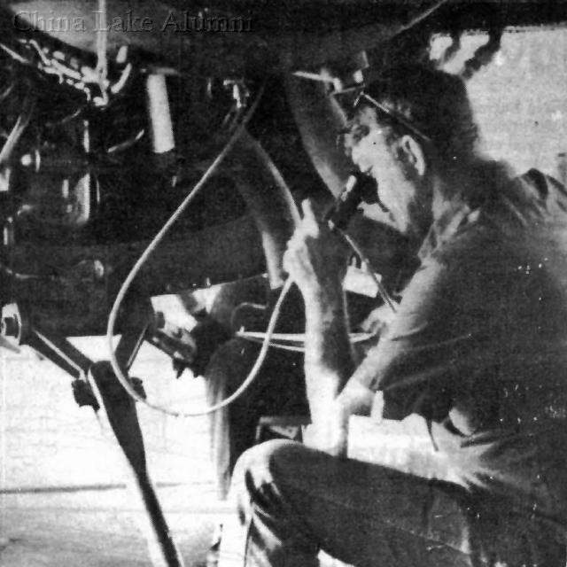 A-7E Corsair engine inspection