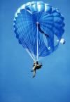 Navy test parachutist